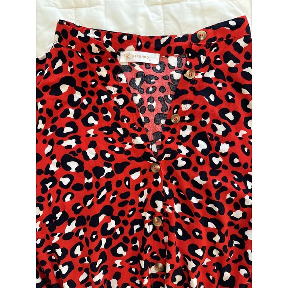 Kirundo Boutique For And Flair‎ Leopard Wow man Dress Size Medium - Picture 7 of 11